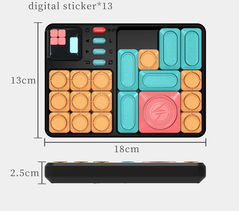 All in one Board super maze game Slide Huarong Road  suegged  Puzzles Interactive Fidget Educational Toys