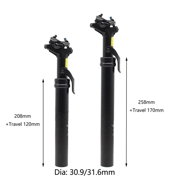 31.6mm Mtb Bike Seatpost Adjustable Remove Control Dropper Post Hydraulic Bicycle Seat Post