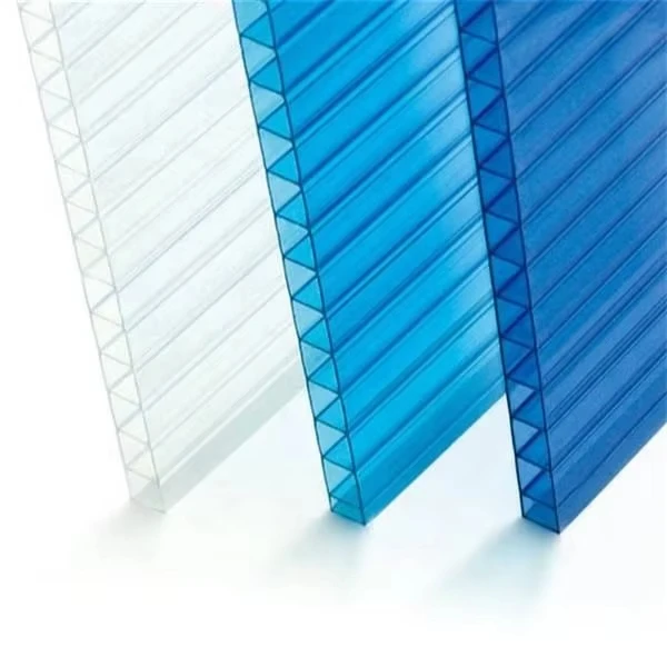 HUASHUAITE 4mm 6mm 8mm 10mm Polycarbonate Hollow Sheet GE Polycarbonate Sheet Rain protection in Window and Door