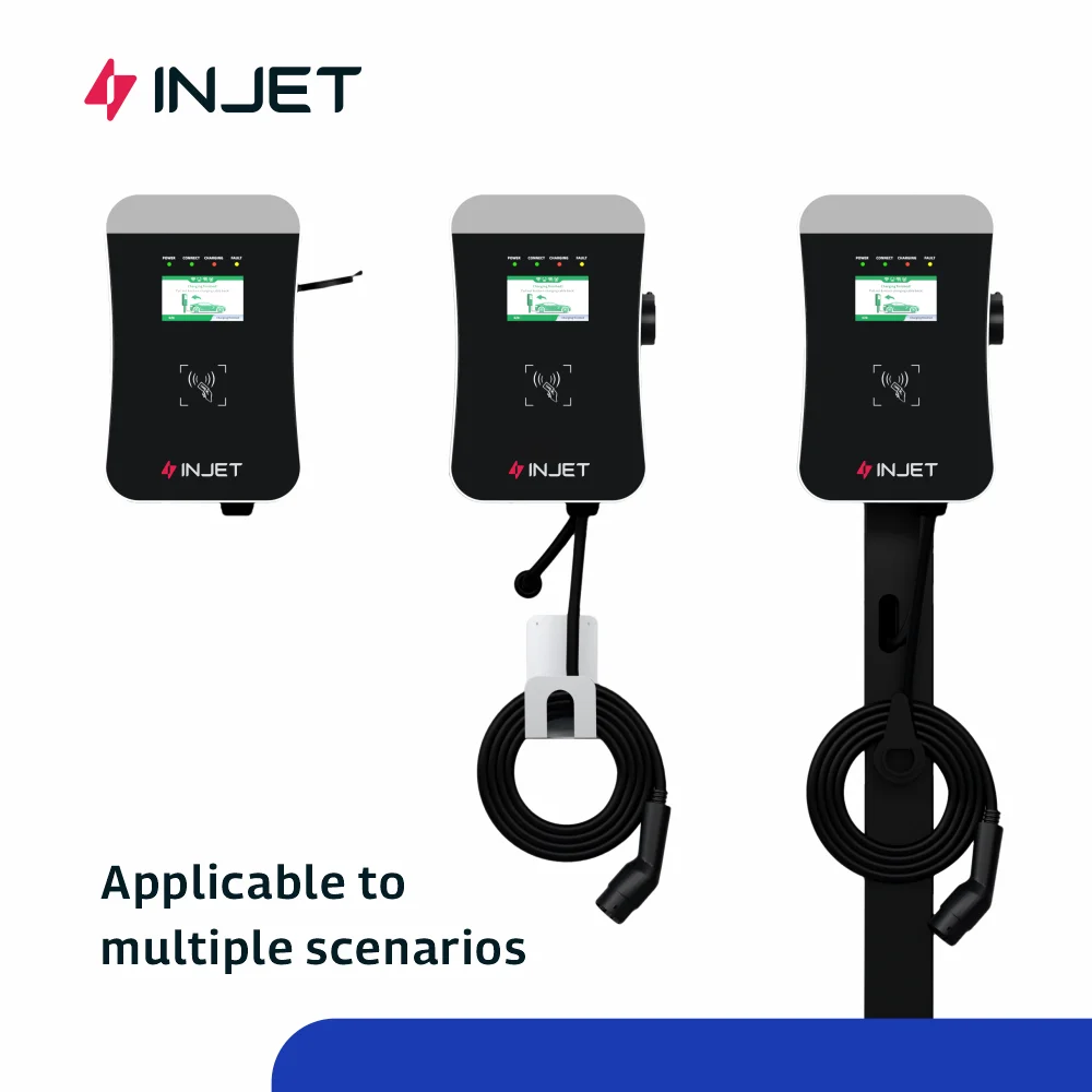 16a 32a мощность evse 11kw зарядные станции 1 3-фазный wallbox ocpp smart type2 автомобильное зарядное устройство