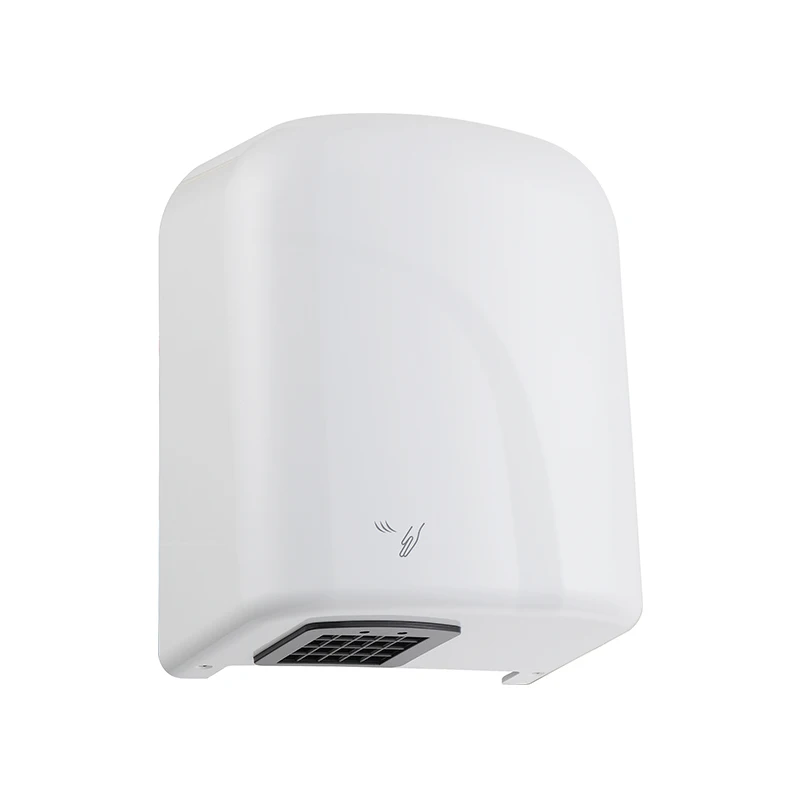 Kuaierte small size mini abs white automatic sensor electric hand dryer for small public toliet