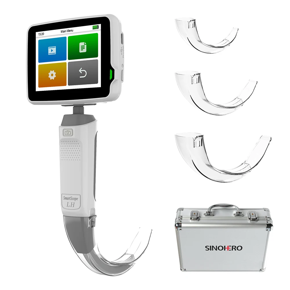 Portable camera Bronchoscope Durable High-Definition Anesthesia Video Laryngoscope for Airway Trachea Intubation