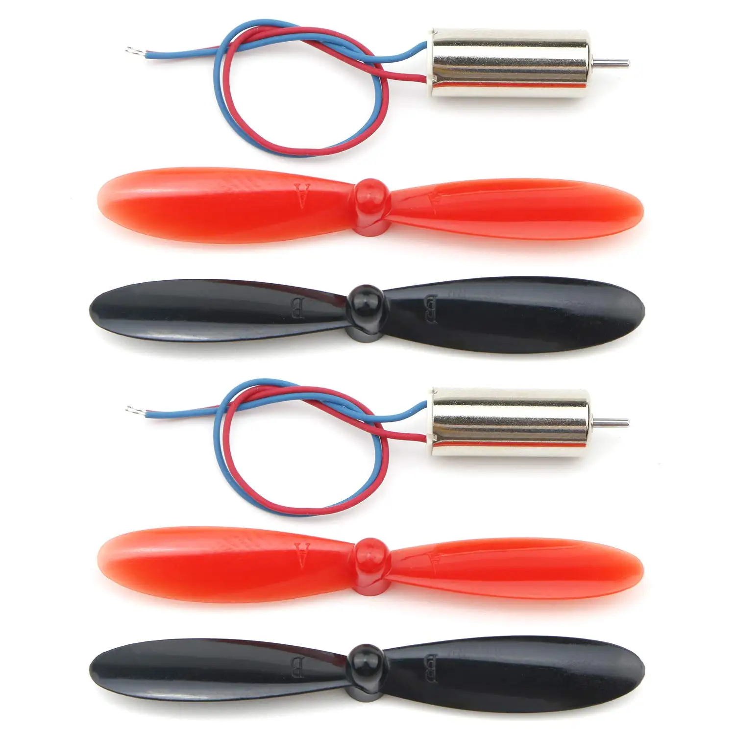 New DC 3.4V 45000RPM Micro 8520 DC Motor 2 Propellers for RC Aircraft Helicopter Toy