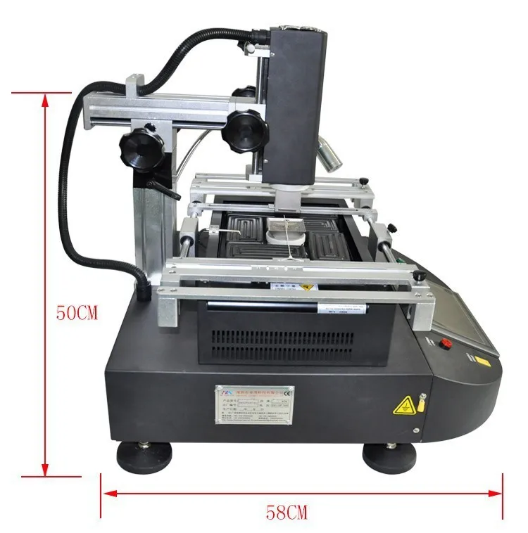 Original ZM-R5830 BGA Rework Station 4500W Hot Air Bga Soldering Station 3 Zonesfor Laptop Motherboard Chip Repair