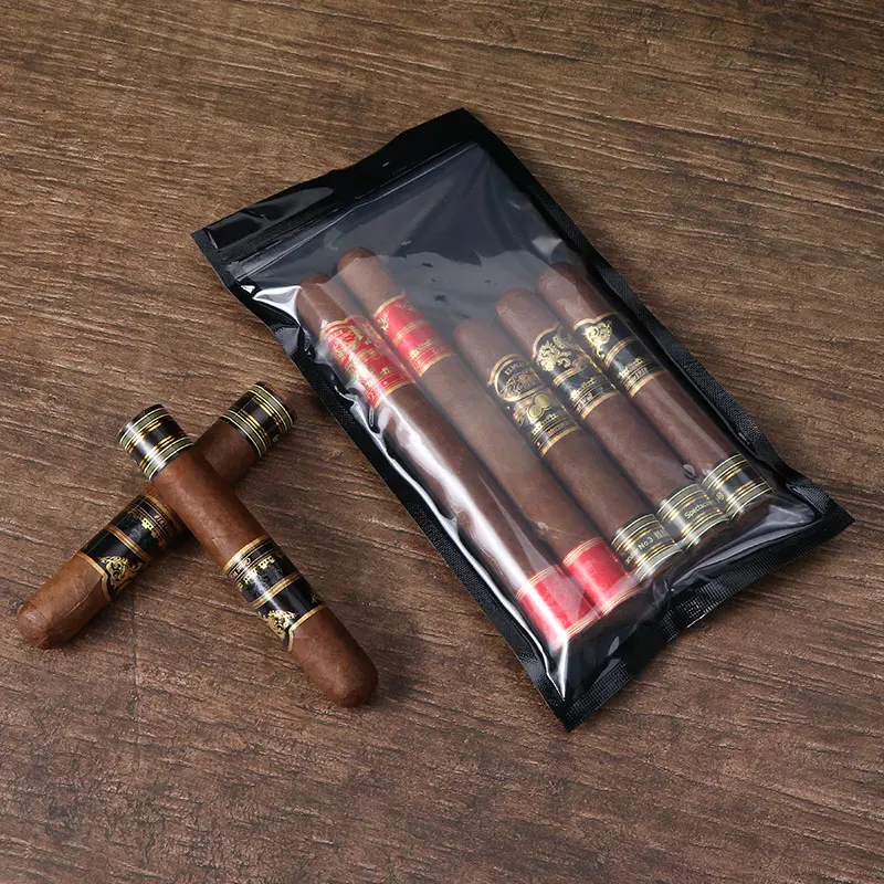 Erliao portable Cigar moisturizing bag wholesale cigar plastic bag new arrival Cigar moisturizing bag