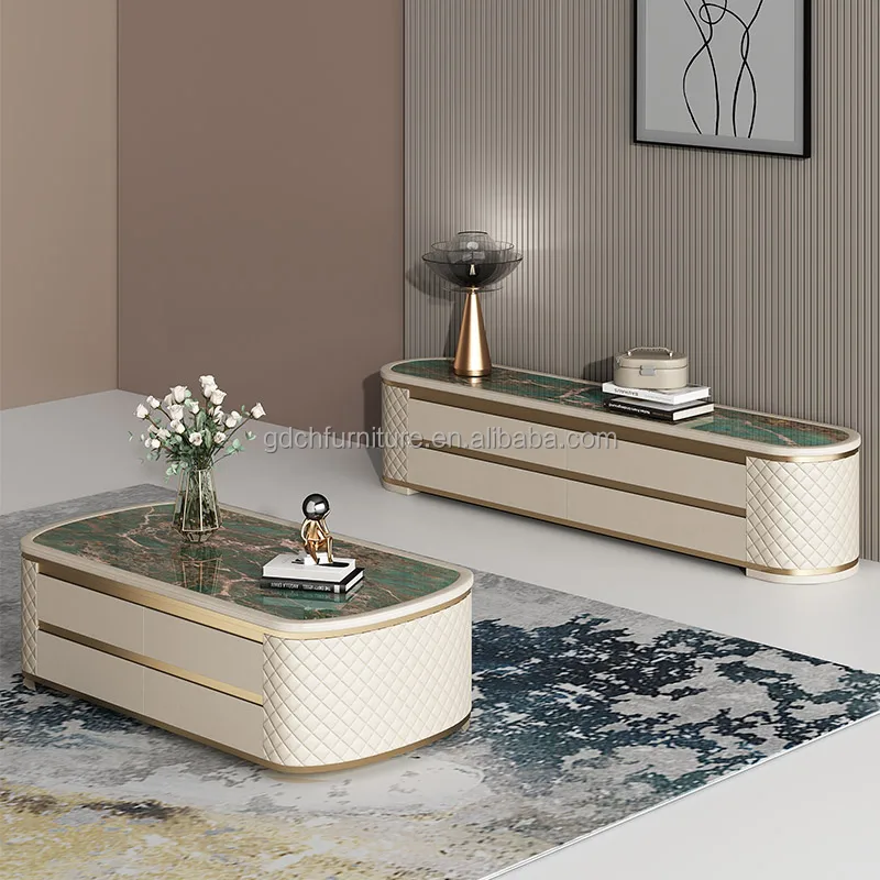 Modern luxury household furniture TV cabinets TV tables media consoles living room Solid wood  TV cabinets