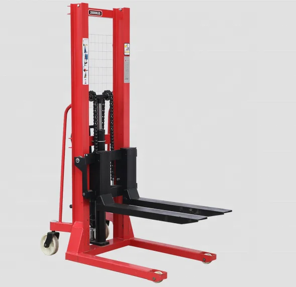 factory direct sale warehouse  equipment forklift pallet stacker load 2 ton for construction