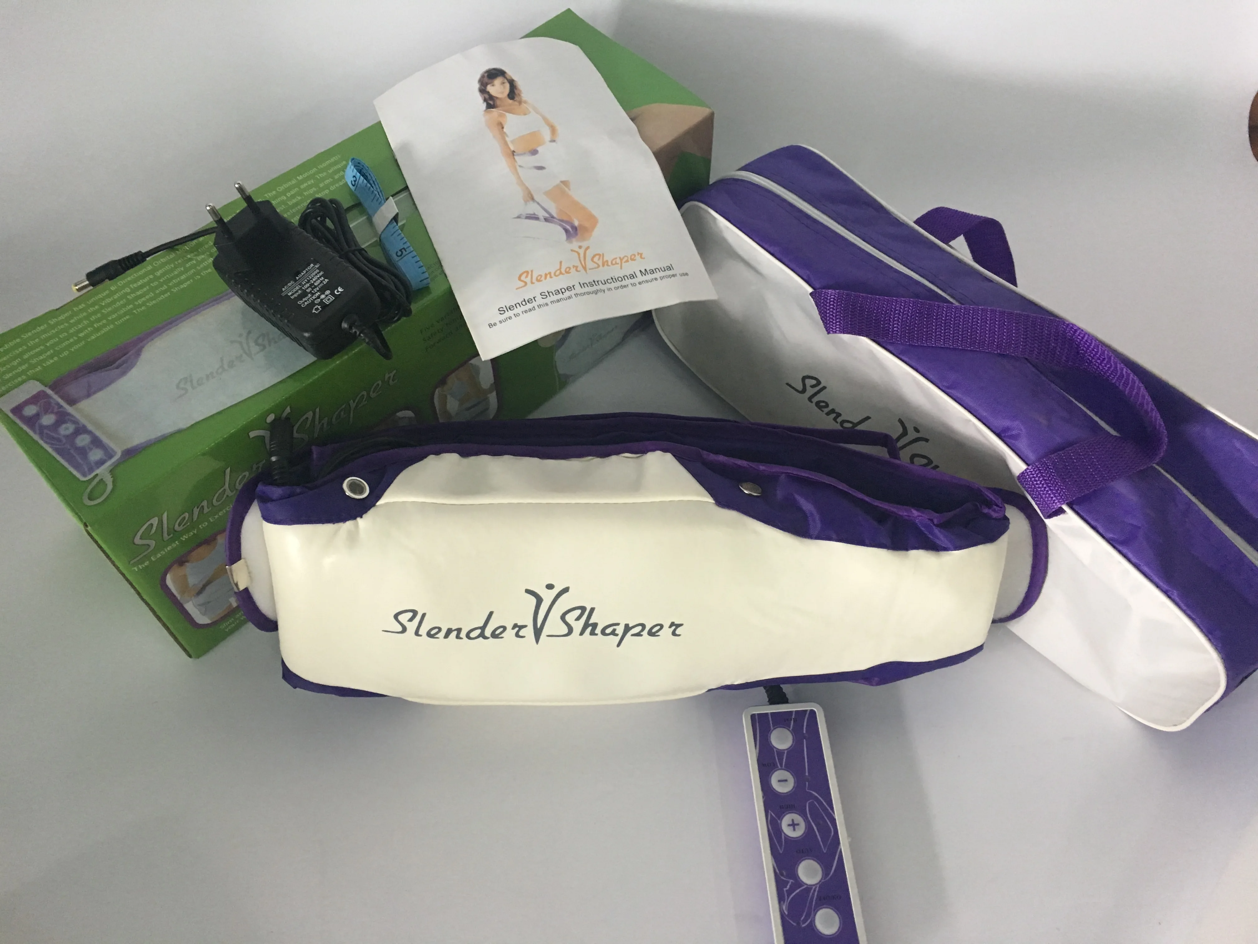 
Fast Delivery Electric Fitness Weight Loss Massage Belt Vibration Heating Shaper Massager Waist 