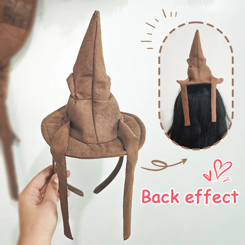 Harry Witch Potter Wizard Hat Headband Halloween Dress Up Cosplay Costume Accessories