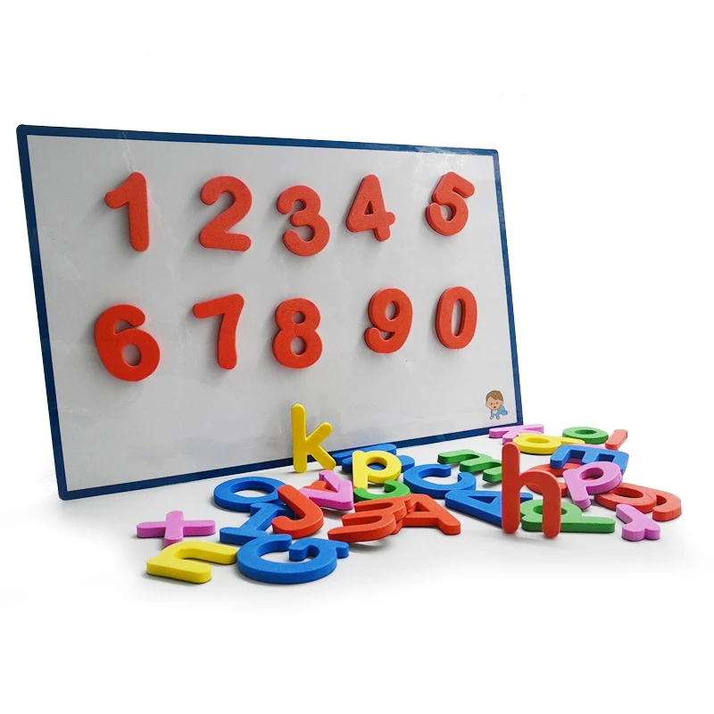 Буквенно-цифровая наклейка из вспененного этилвинилацетата детские развивающие