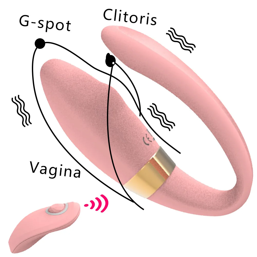 Wireless Remote Control Couples Vibrator Silicone Clitoral Vibrator Wearable Panties Vibrador Girl Adult Sex Toys for Woman