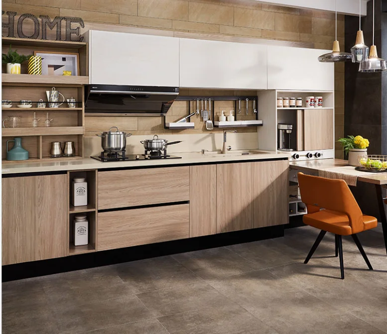 Small Kitchen Cabinet Wood Grain Kitchen Cabinet Complete Kitchen Set