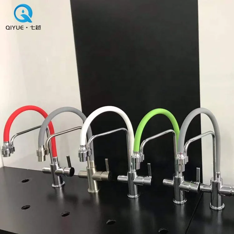 American standard cupc certified dual handle pull down spray brass kitchen sink water filtered faucet tap