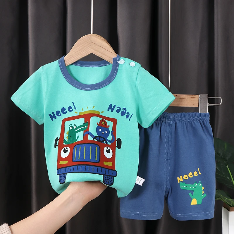 High quality kids clothing wholesale girls clothes babi boy clothing set summer fashion 2022