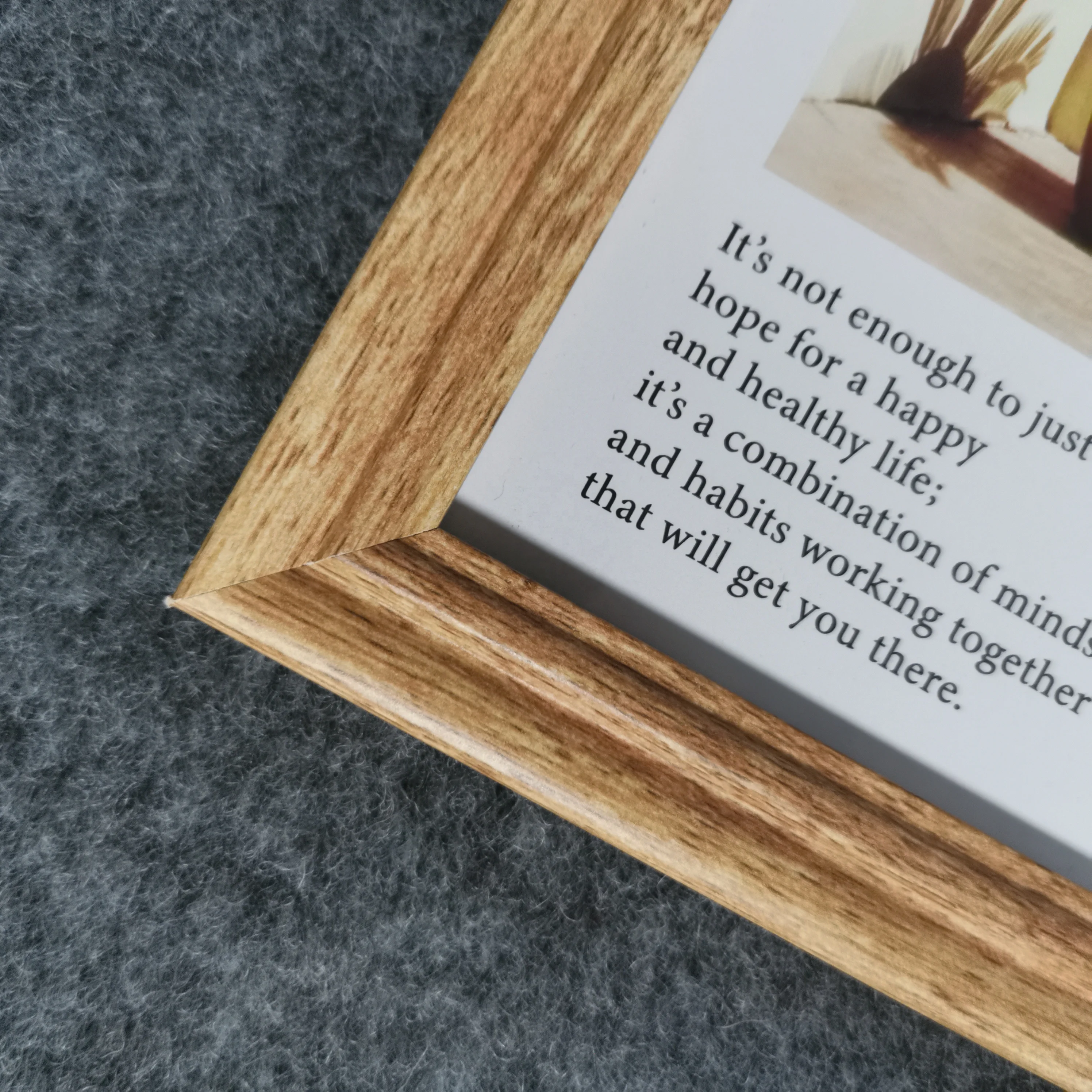 RONGKE Лидер продаж, декоративная традиционная деревянная текстура, потертая отделка, фоторамка для фотографий