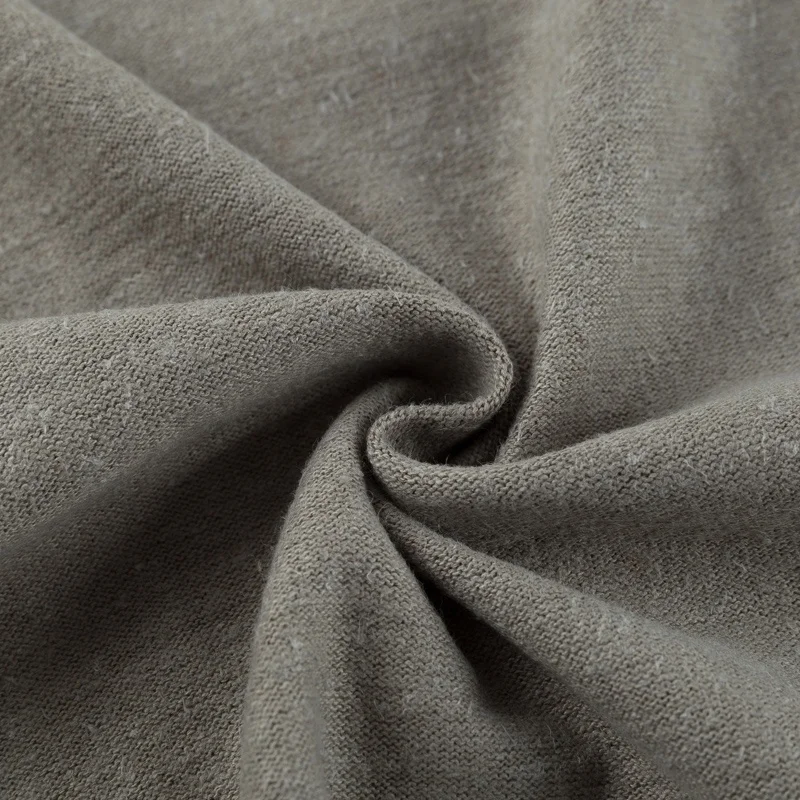 
KH004-55%hemp45%organic cotton jersey 240gsm for Autumn Long Sleeve T-shirt 