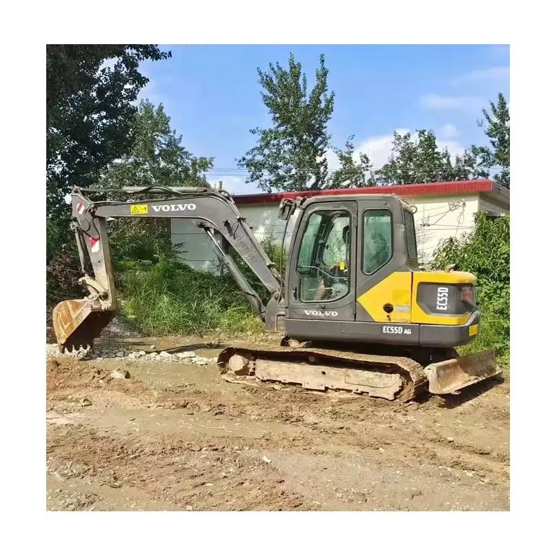 Хорошее состояние оригинальный корейский экскаватор Volvo EC55B pr низкая цена volvo ec55b