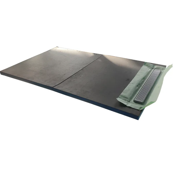 4ft*4ft  easy install Split  linear drain shower tray for wetroom