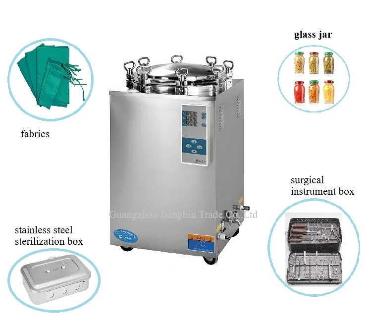 150 liter autoclave machine pressure steam sterilizer automatic type 150 liter sterilizer for medical clinic industrial