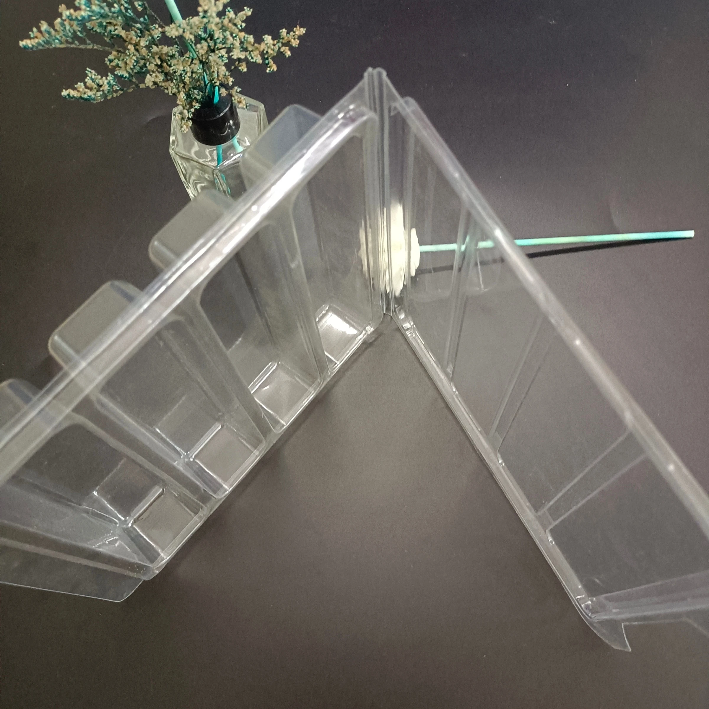 Hot Sale Fish bait package Clear color 8 pack folding plastic packaging box dish boxes wax melt funko pop protector clam shell