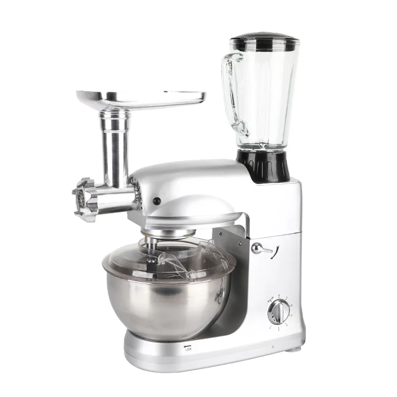 Heavy duty 5 in 1 multifunction stand mixer with blender grinder baking bread dough mixer
