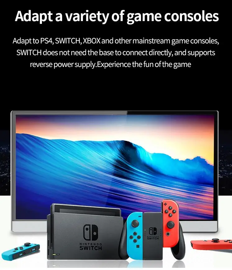  15 6 дюймов 1080P IPS игровой компьютер с сенсорным дисплеем TYPE-C портативный монитор для портативных ПК PS5/PS3/PS4