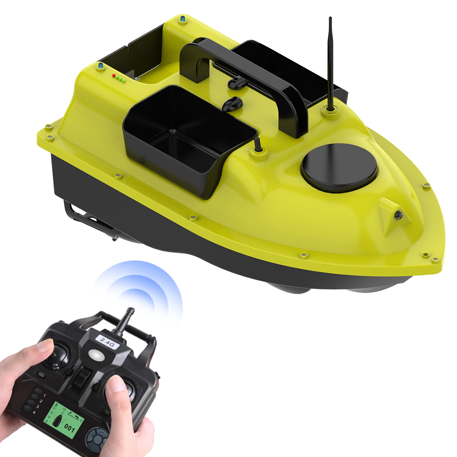 Лодка для наживки с GPS RC, лодка для ловли карпа, GPS позиционирование, автоматический круиз, автоматический возврат, интеллектуальная наживка 2 кг, погрузка, рыболовная лодка