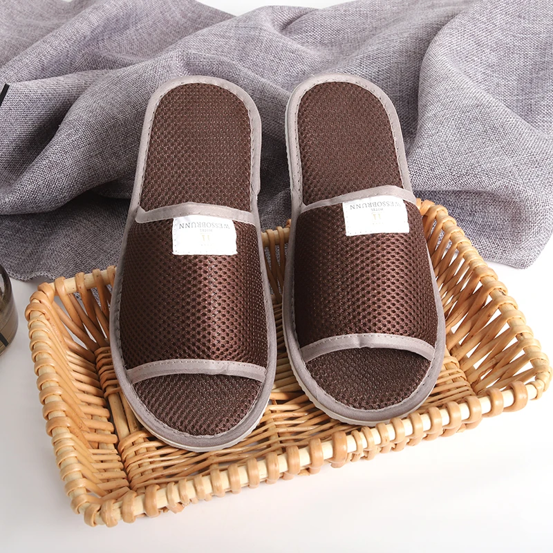 Hotel Slippers Non-slip Universal Hotel Disposable Open Toe Slippers For Hotel