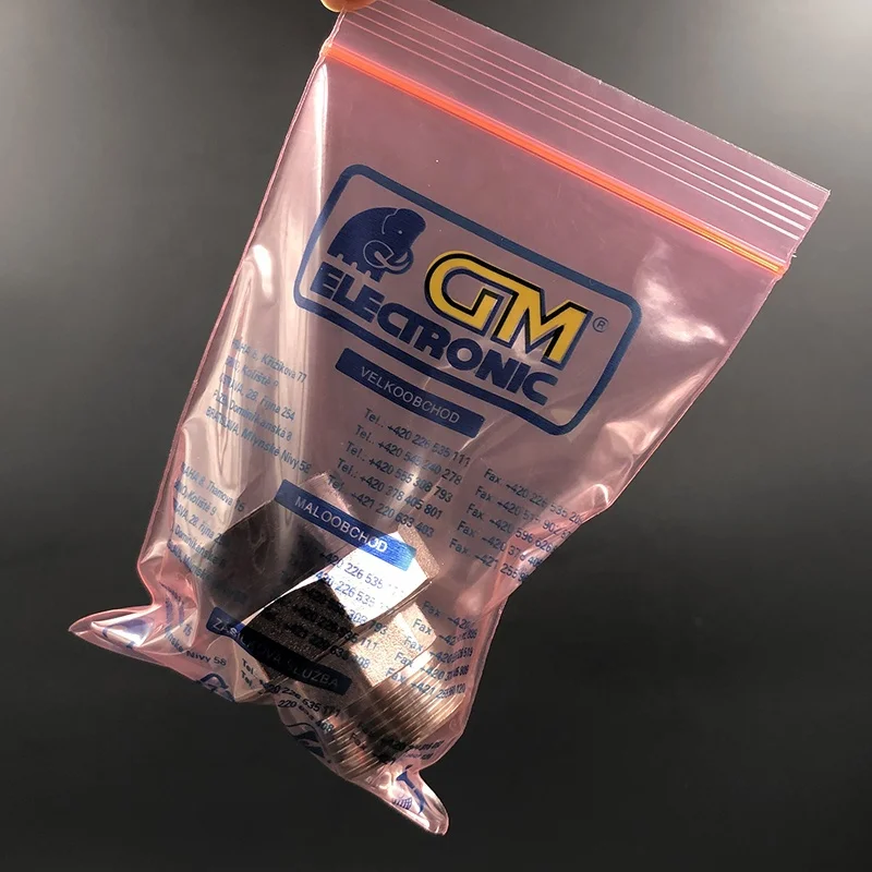 China Factory anti static thick recycle  shielding resealable Competitive price Ziplock Bags with logo