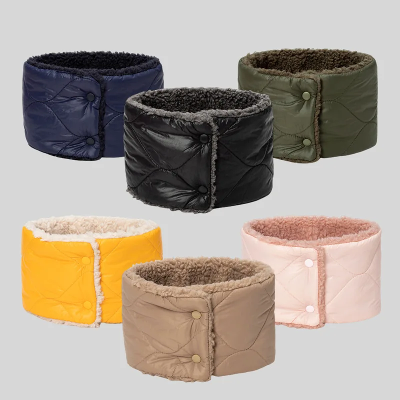 Multifunctional Cheap Price Solid Color Tube Head Scarf For Women Luxury Fur Lining Neck Gaiter Designer Scarf