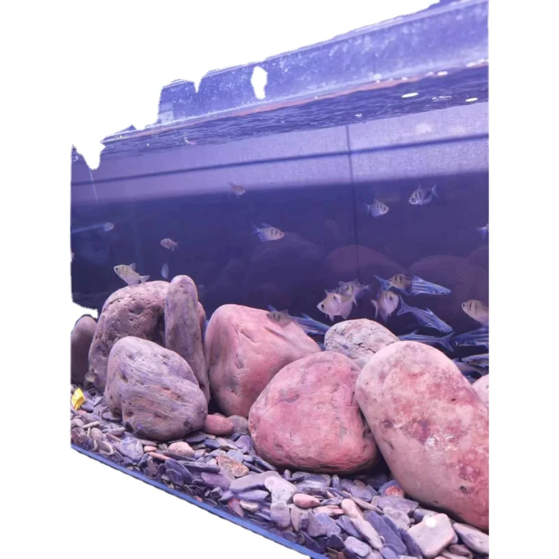 Wholesale natural stream stone 1-3 cm fish pond decorated colorful pebble river stone artificial lake landscape stream stone