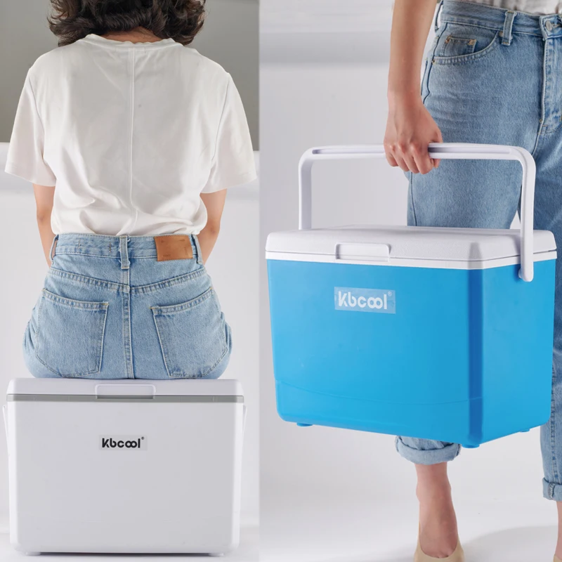 Camp Cooler Box BBQ Drinks Food Keep Fresh and Cool Box Plastic Can Cooler 3L 5L 9L 16L