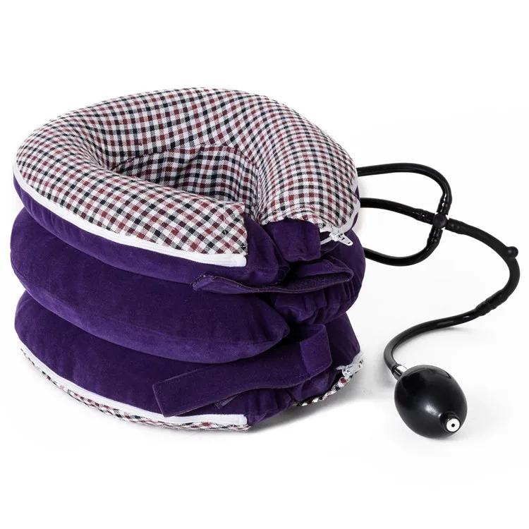 Best Medical Health Care Cervical Unisex Fixation Inflatable & Adjustable Neck Traction with Air Pump