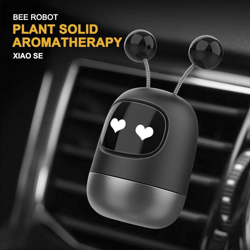 Hot Selling Car Air Freshener Auto Creative Mini Robot Vent Clip Perfume Aromatherapy Auto Interior Accessories