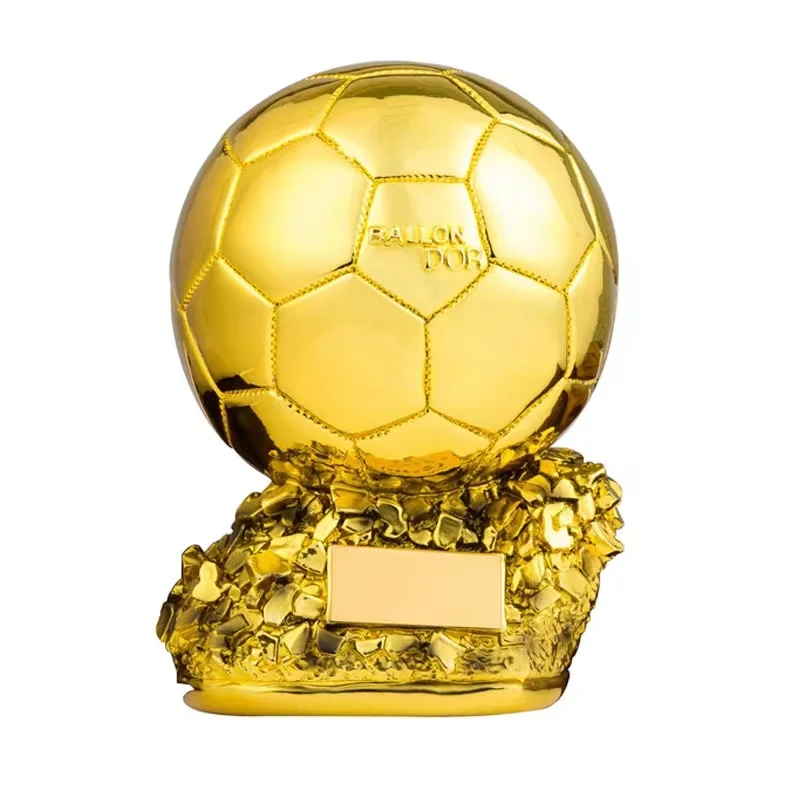 Custom Soccer Match Resin Trophy Gold Medal Soccer  Trophy Resin Handicraft