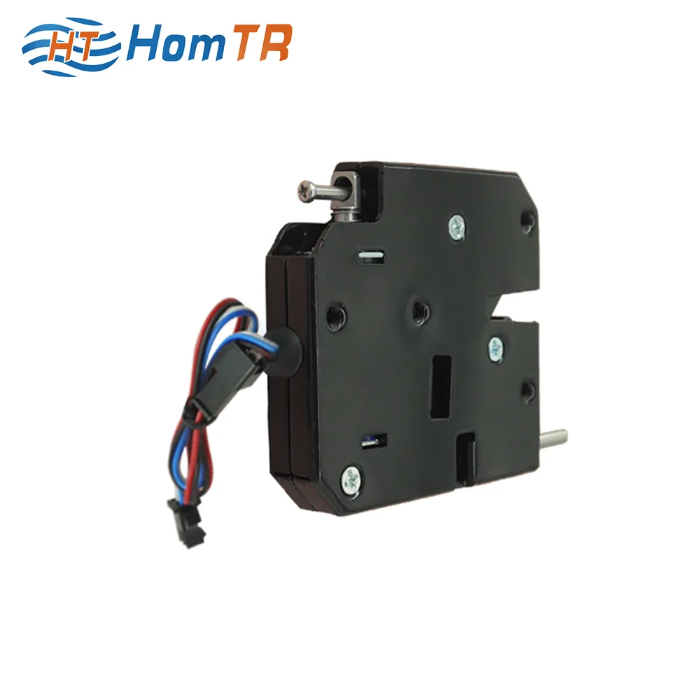 HomTR Factory Mini Electromagnetic Safe Electric Solenoid Latch 12vdc For Package Cabinet Lock Parcel Locker Locks