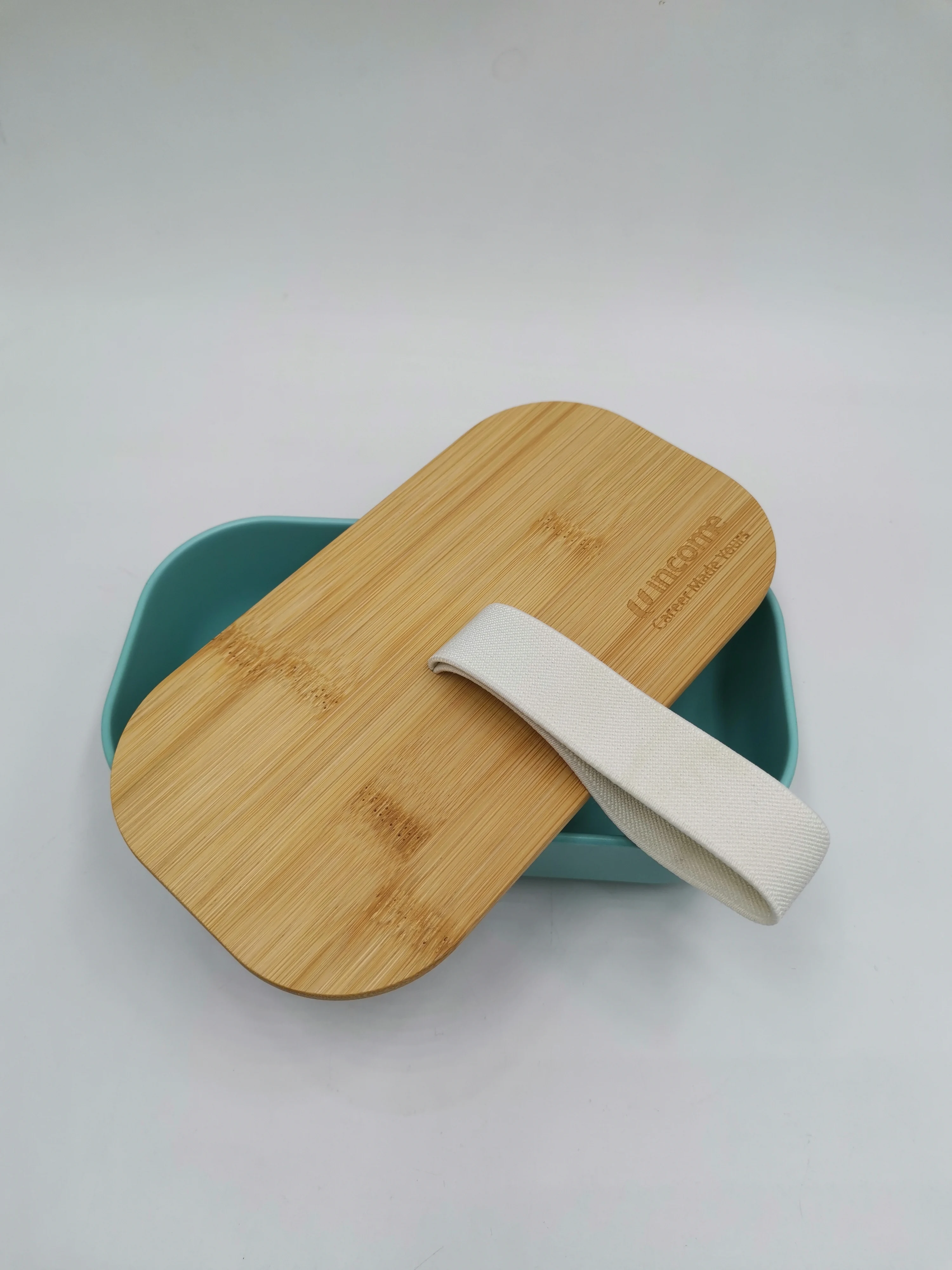 Eco bamboo fiber One Bento Box Bamboo Storage Container Children/Adult Lunch Box