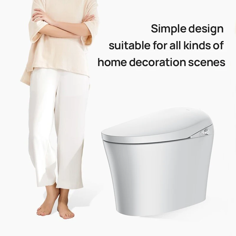 JOMOO Bathroom Remote Control Intelligent Heated Smart Toilet Bidet Auto flush Ceramic Toilet Bowl With Foot Sensors