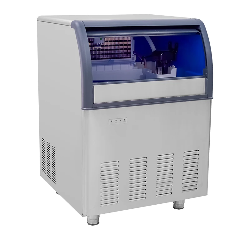 Bristol Easy-to-Operate 280LBS Air Cooled Counter Block Ice Maker Machine Hotels Energy Efficient Air Cube Ice Cube Machine