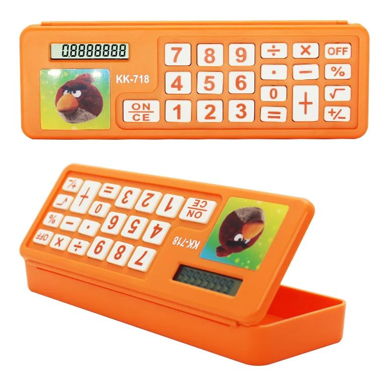 Office Supplies Promotional School Children Student Pen Box Electronic 8-Digit Calculator