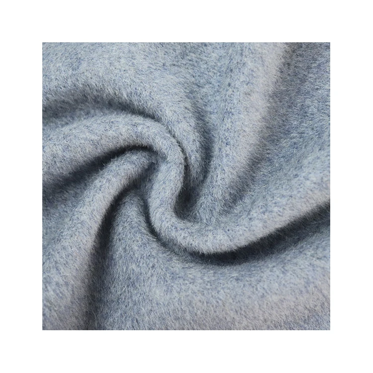 
Design of wool viscose blended fabric for single side wool coat inspired by senior designer 