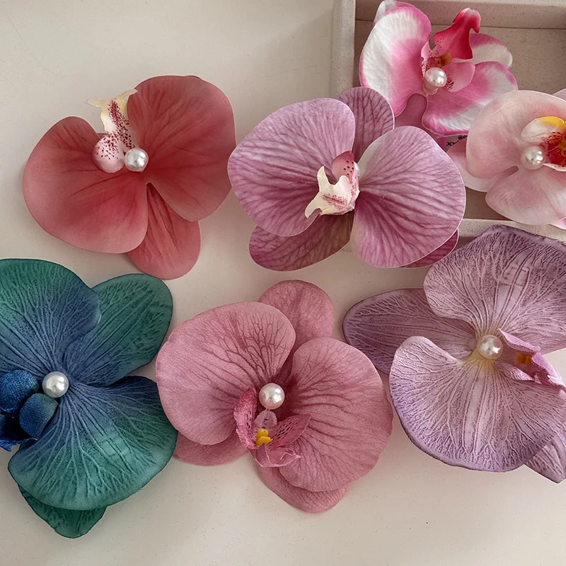 YANYE Flower Series 9Colors Phalaenopsis Orchid Gradient Alligator Hair Accessories Hairpin Hair Clip For Women