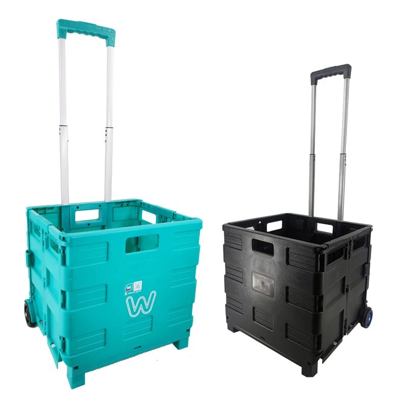 Supermarket promotion multifunctional folding shopping cart