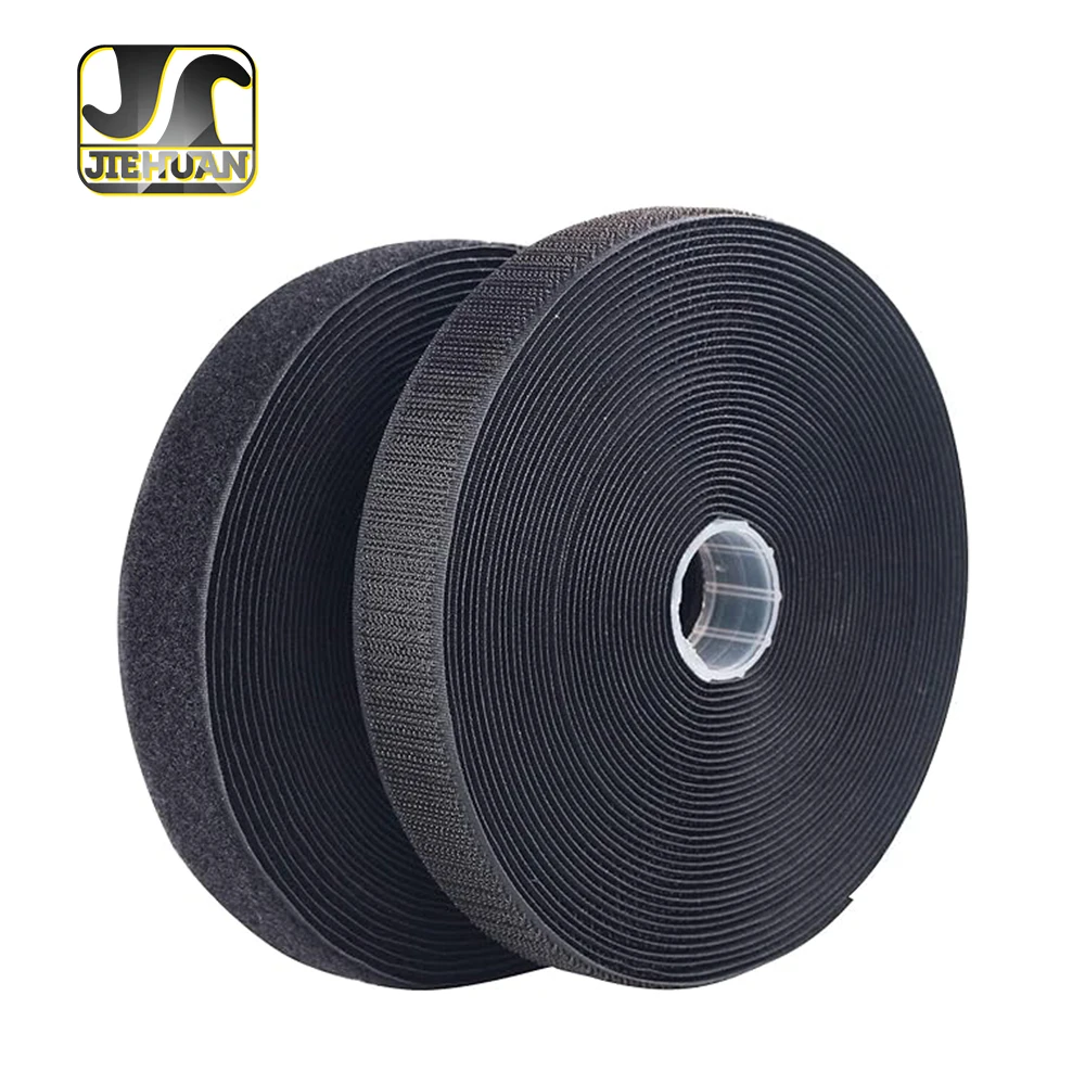 Нейлоновые липучки с крючком 100% мягкие сверхпрочные двойные товары для матери и ребенка образцовое производство экологически чистые черные 50 мм