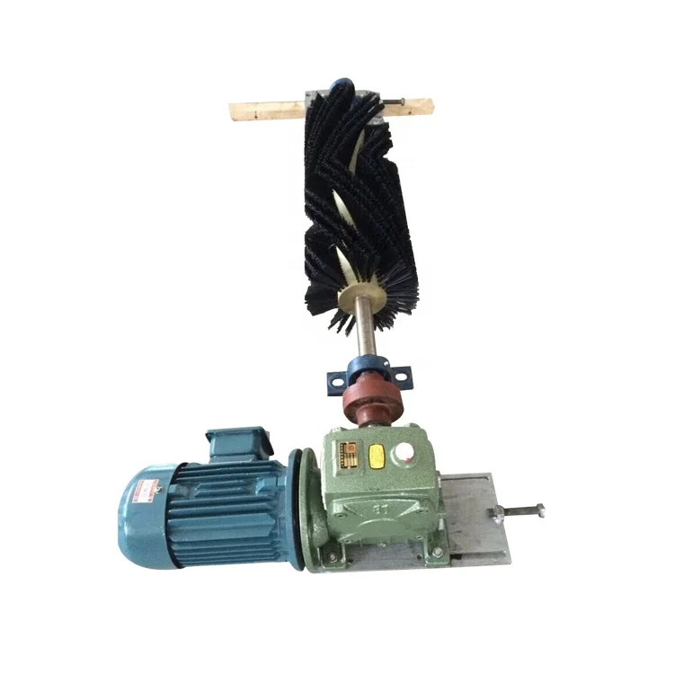 High Quality Motorized brush belt cleaner