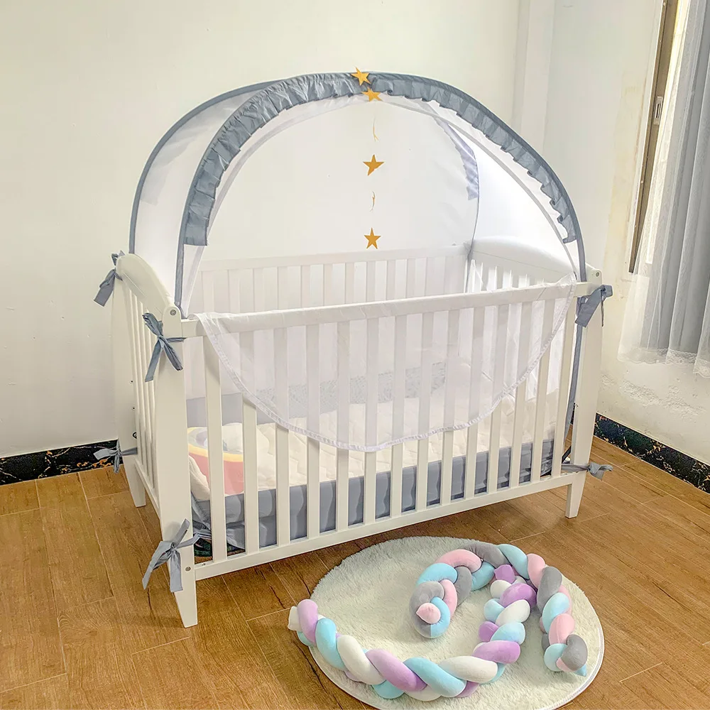 High Quality Foldable Baby Bed Mosquito Net Tent Kids Nursery Crib Canopy Netting