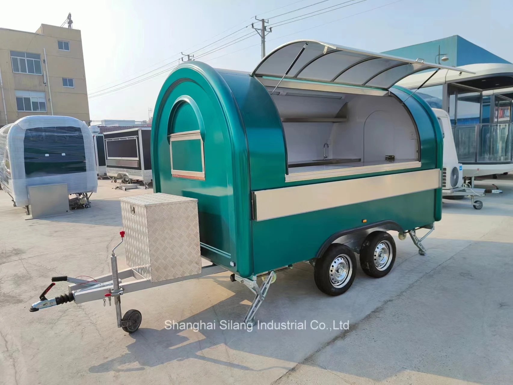 Canadian standard food  trailer closed fast food truck mobile kitchen trailer