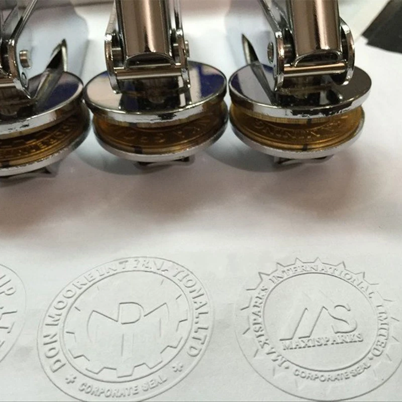 Personalized Custom LOGO Embossing Seal Stamp