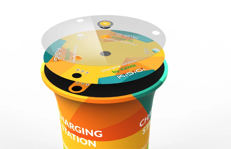 Best Selling Products 2023 Table Exhibition Portable Retail Display Table Advertising Foldable with Wireless Charger Electron Fa