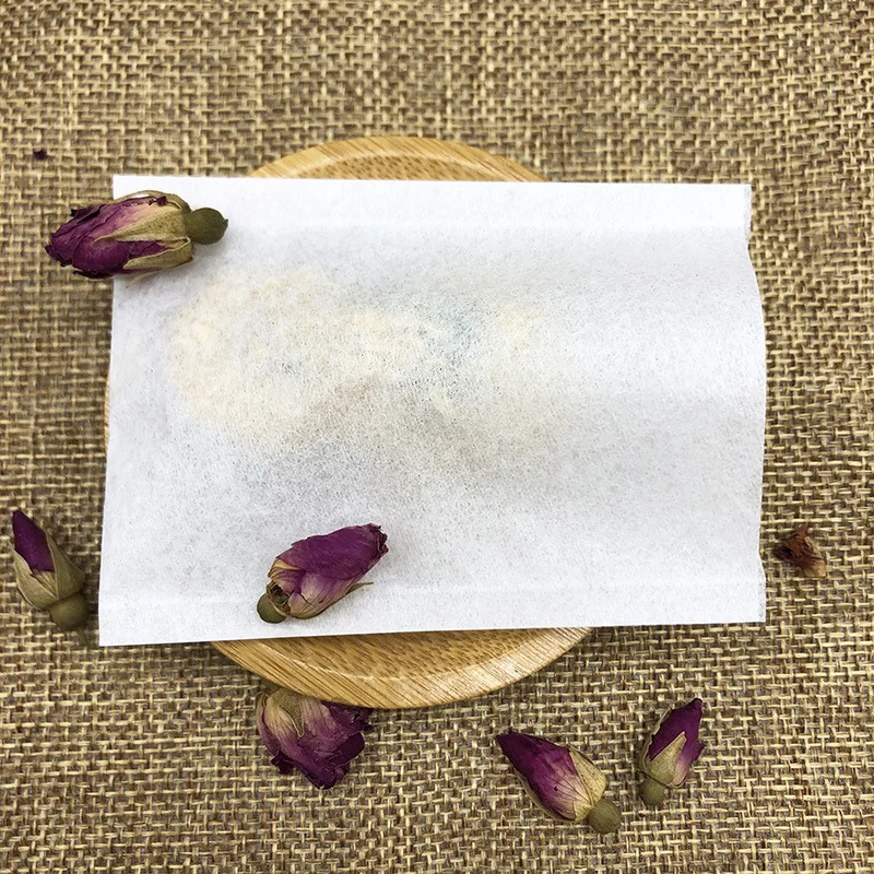 Wholesale Custom Size High Temperature Resistance Biodegradable Heat Seal Filter Paper Tea Bag